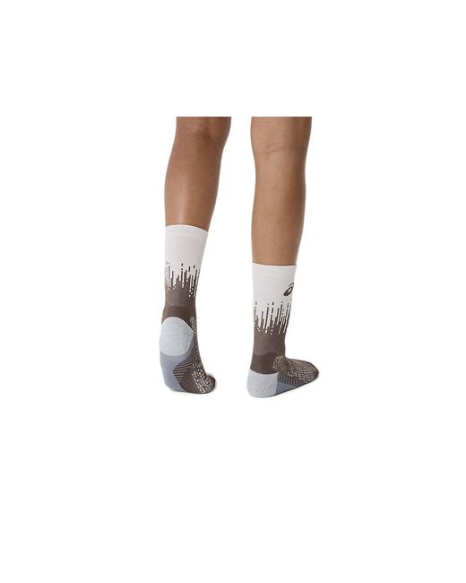 Asics Gray Performance Run Sock Crew for men