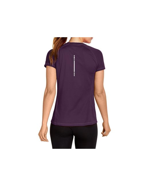 Asics Sport Run Top in Purple | Lyst UK