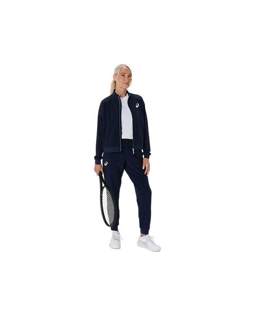 Asics Blue Match Jacket