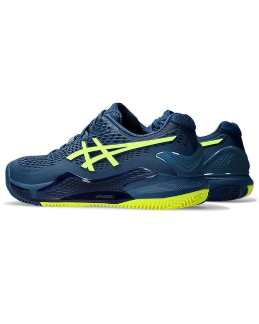 Asics Blue Gel-resolution 9 Tennis Shoes for men