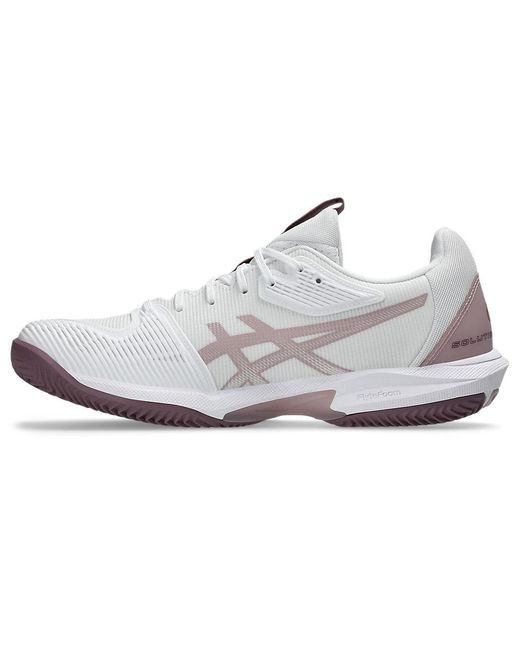 Asics White Solution Speed Ff3 Tennis Shoes