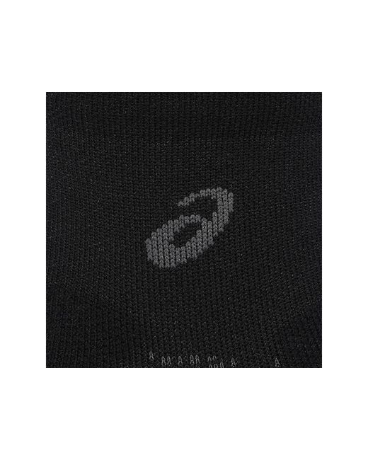 Asics Black Performance Run Sock Quarter for men