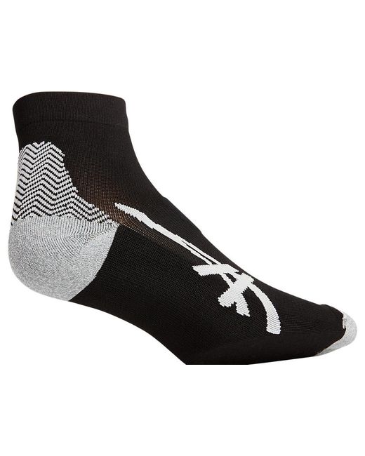 Asics Black Cushioning Quarter Sock for men