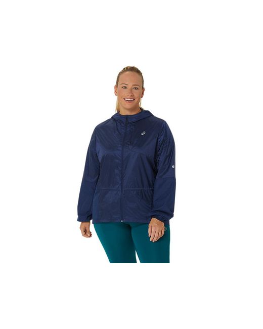 PACKABLE RUN JACKET Asics en coloris Blue