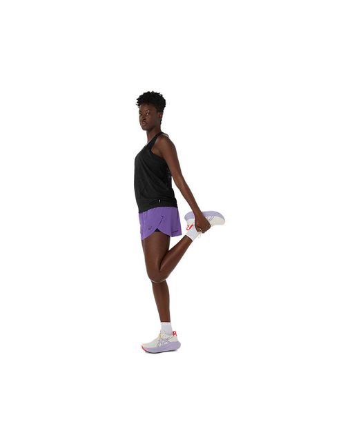 Asics Purple Metarun Split Short