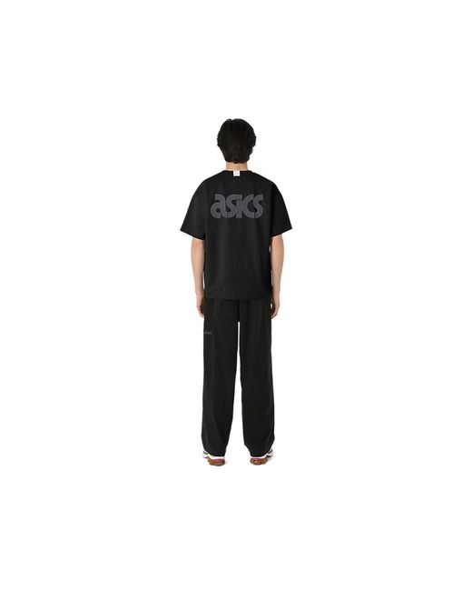 Asics Black Graphic Tee for men