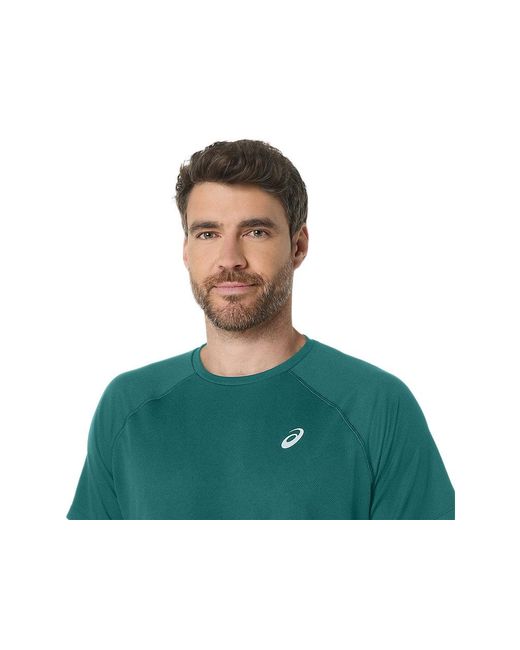 Asics Green Sport Run Top for men