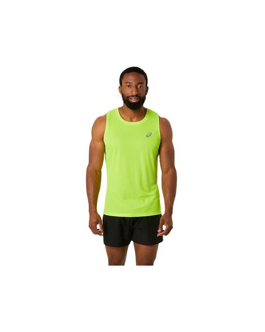 Asics Green Core Singlet for men