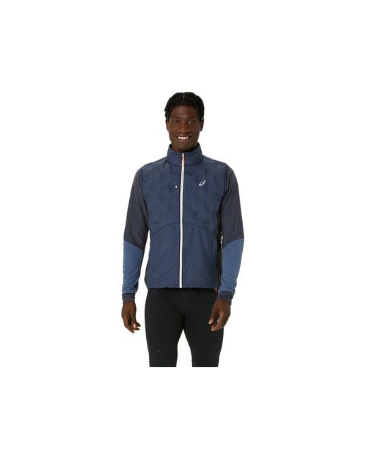 Asics Blue Road Winter Gilet for men