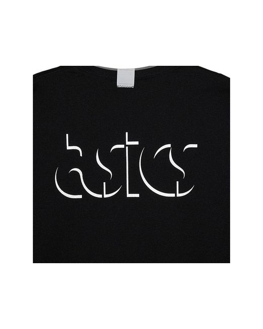 Asics Black Graphic Ls Tee for men