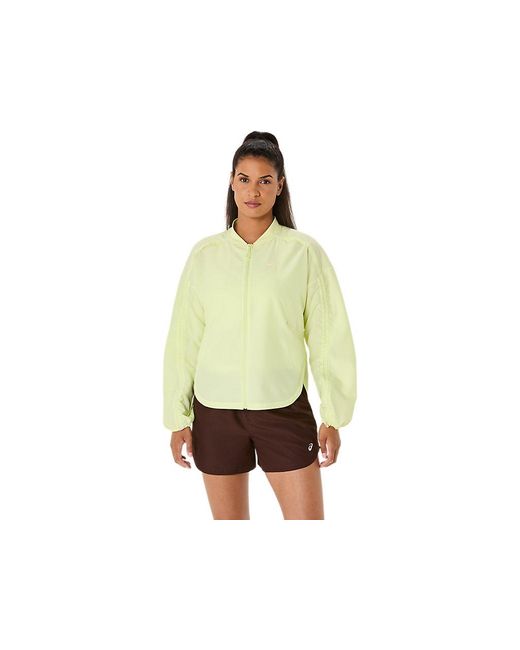 Asics Green Nagino Run Adjustable Jacket