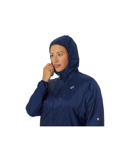 PACKABLE RUN JACKET Asics en coloris Blue