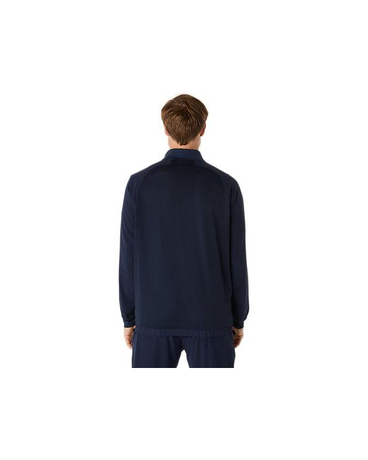 Asics Blue Match Jacket for men