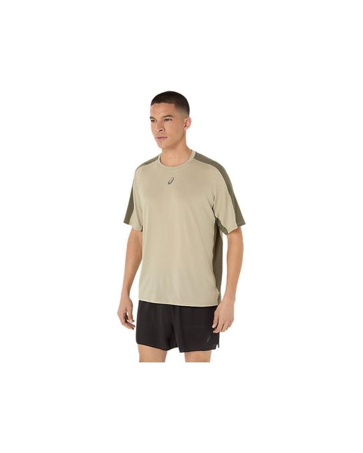 Asics Black Fujitrail Elite Ss Top for men