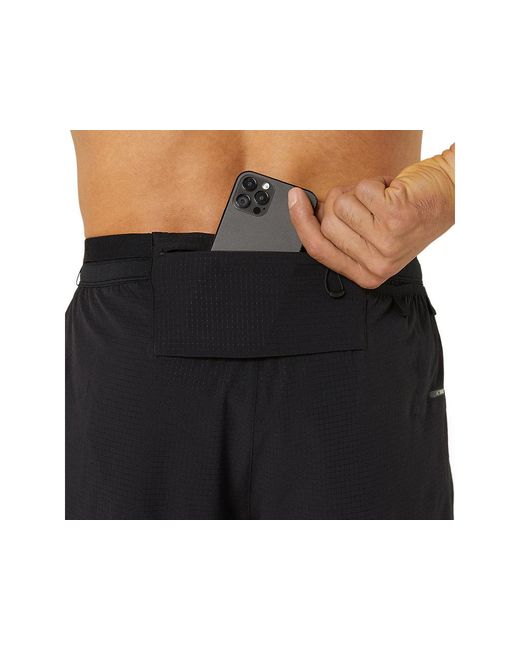Asics Black Metarun 5In Short for men