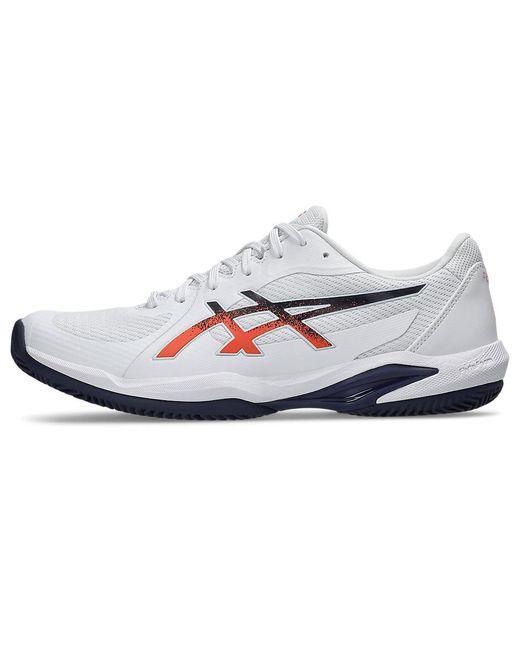 Asics White Solution Swift Ff 2 Clay for men