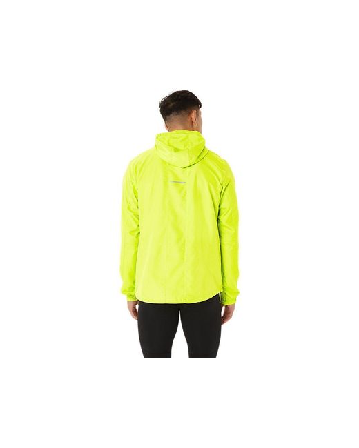 Asics Yellow Run Hood Jacket for men
