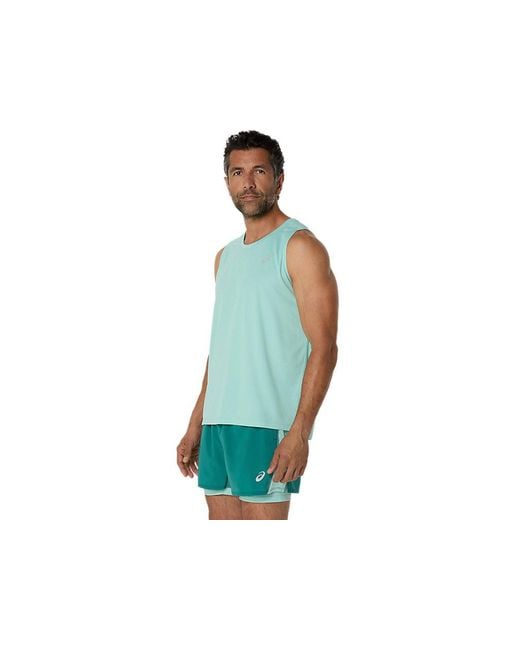 Asics Blue Core Singlet for men