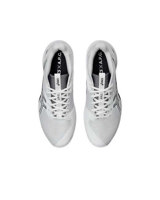 Asics White A.P.C X Solution Speed Ff 3 Clay for men