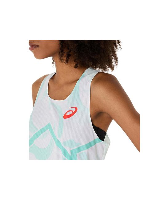 Asics Black Light Knit Graphic Singlet