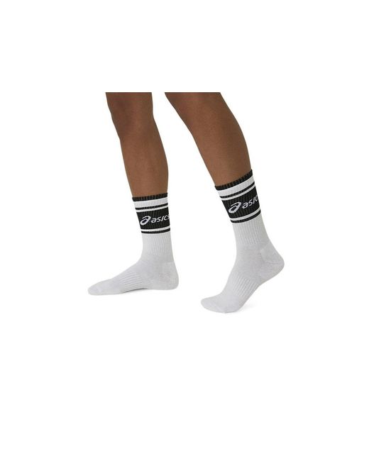 3 Pack Logo Crew Sock di Asics in Black da Uomo