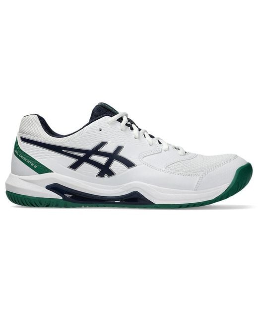 Asics White Gel-Dedicate 8 Clay for men