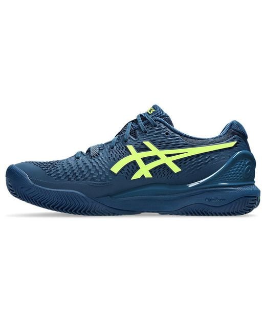 Asics Blue Gel-resolution 9 Tennis Shoes for men