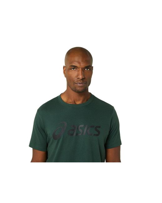 Big logo tee Asics pour homme en coloris Green