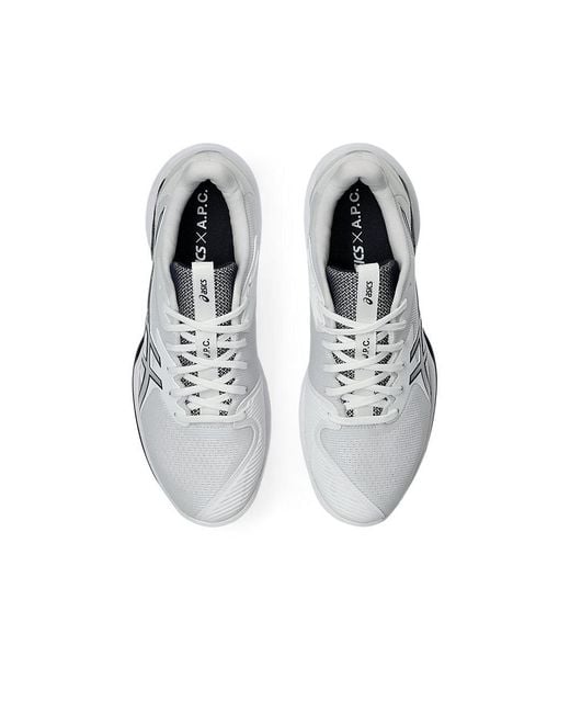 Asics White A.P.C X Solution Speed Ff 3 Clay