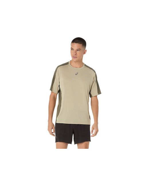 Asics Black Fujitrail Elite Ss Top for men