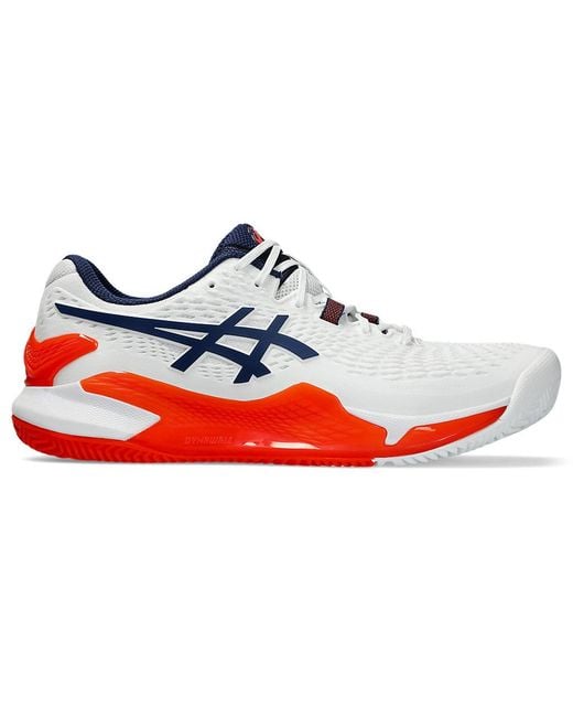 Asics Red Gel-Resolution 9 Clay for men