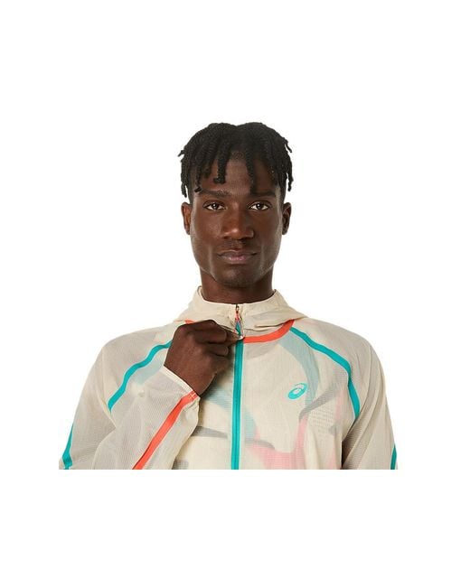 Asics Black Limited Series Road Packable Jacket for men