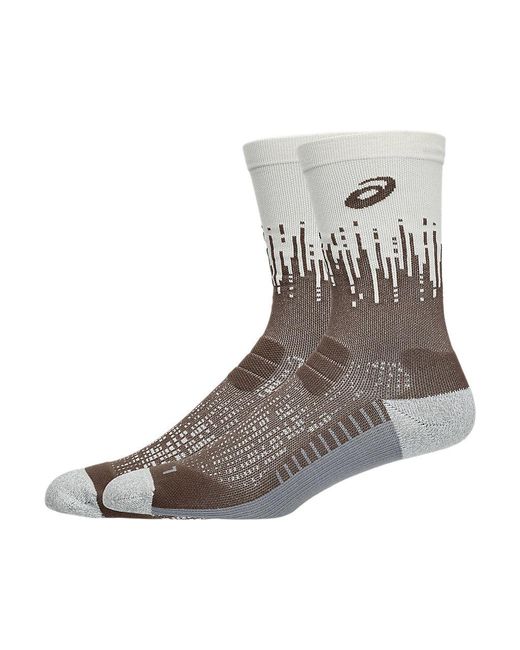 Asics Gray Performance Run Sock Crew for men
