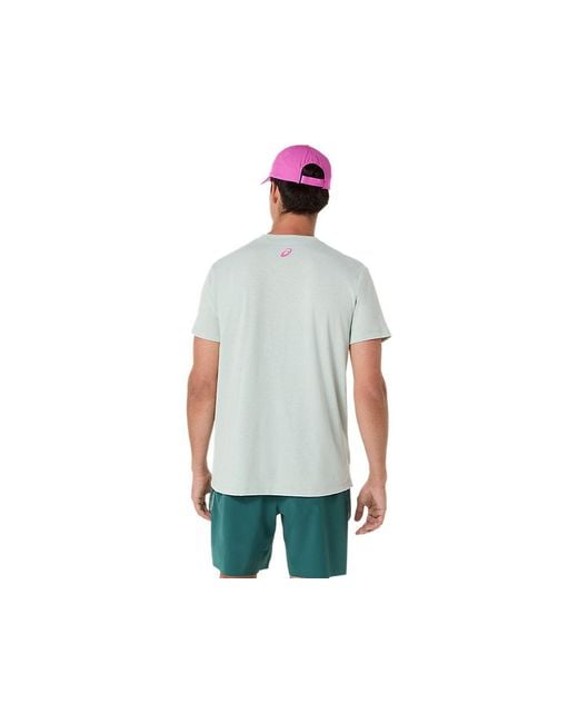Asics Blue Game Seasonal Graphic Tee for men