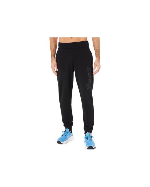 Asics Black Logo Sweatpant for men