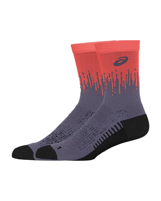 Asics Blue Performance Run Sock Crew for men