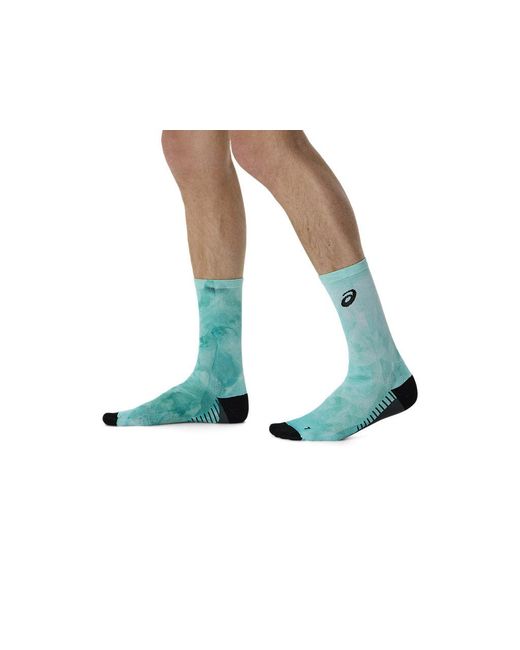Asics Performance Run Crew Sock in het Green voor heren