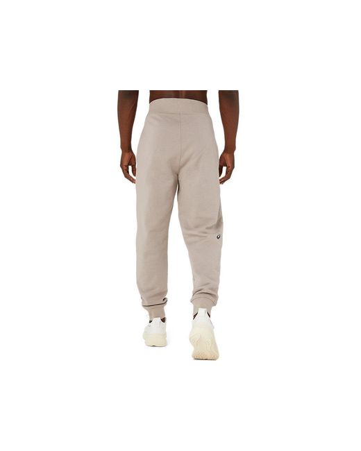 Asics Logo Sweatpant in het Black voor heren