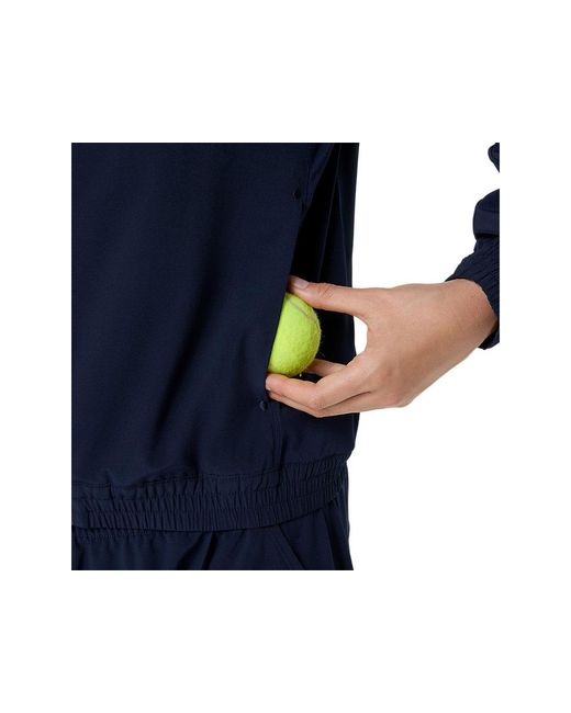 MATCH JACKET Asics de color Blue
