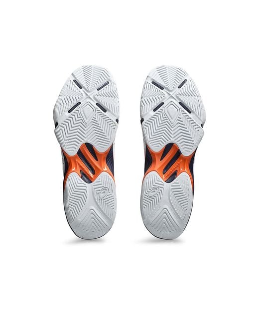 Asics White Sky Elite Flytefoam Mid Top 3 Volleyball Shoes for men
