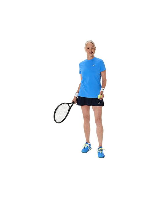 Asics Blue Court Ss Top