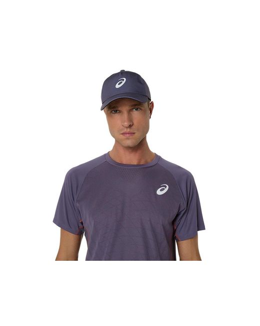 Asics Blue Match Actibreeze Ss Top for men