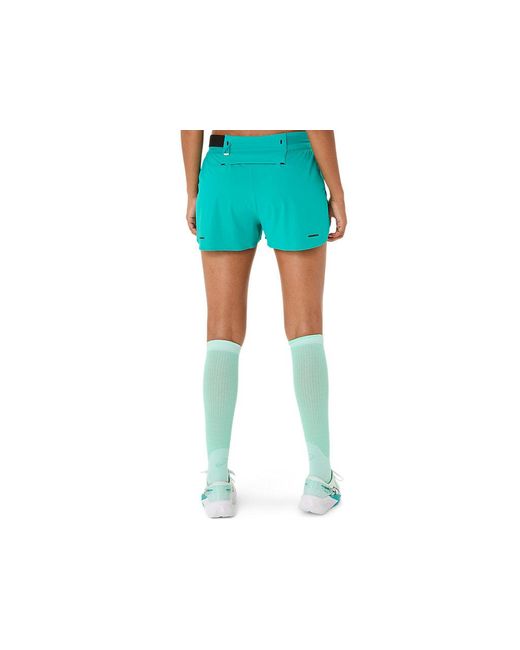 Asics Blue Metarun Split Short