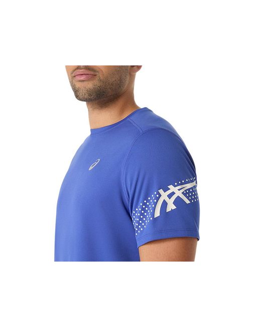 Asics Blue Icon Ss Top for men