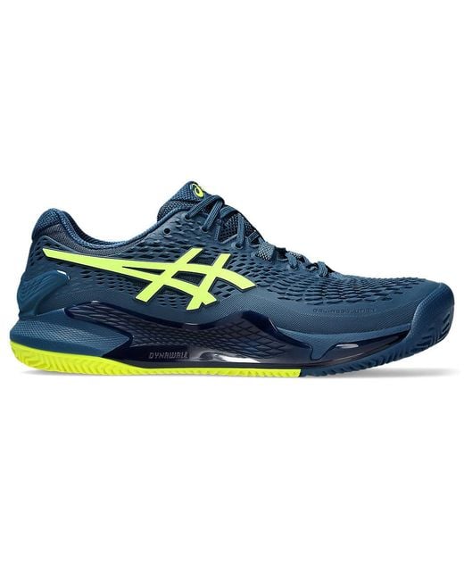 Asics Blue Gel-resolution 9 Tennis Shoes for men