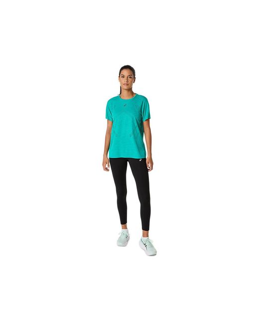 Asics Blue Metarun Ss Top
