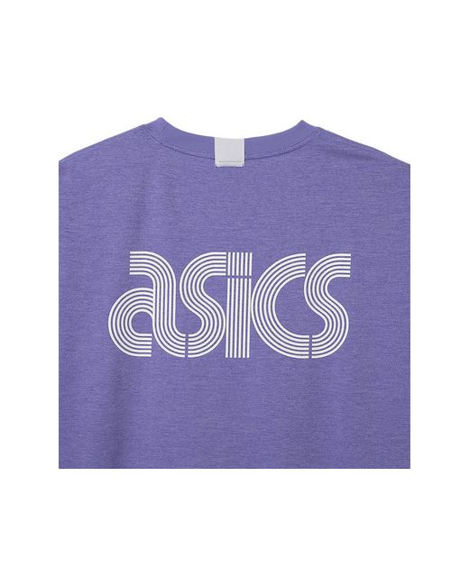 Asics Purple Graphic Tee for men