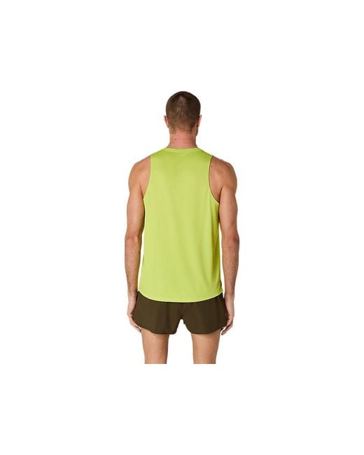 Asics Green Core Singlet for men