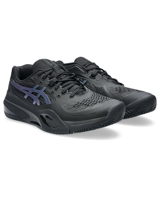Asics Black Gel-Resolution X Clay Night Energy for men