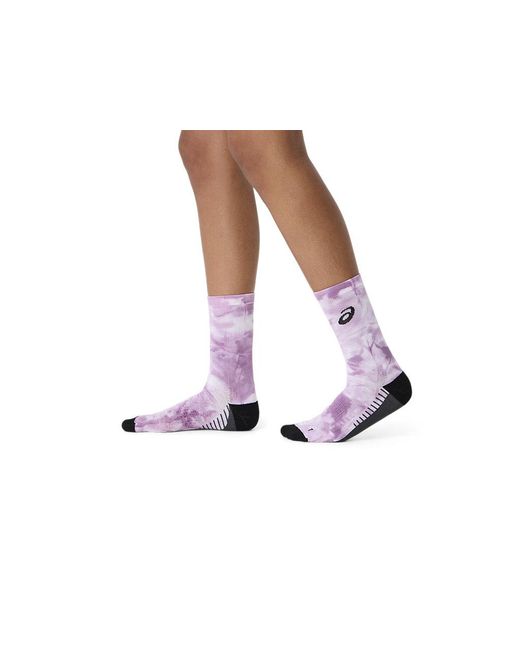 Asics Purple Performance Run Crew Sock for men